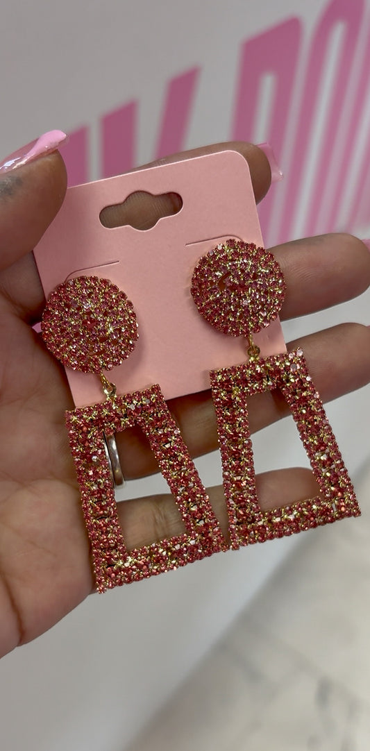 Pink Monaco Earrings